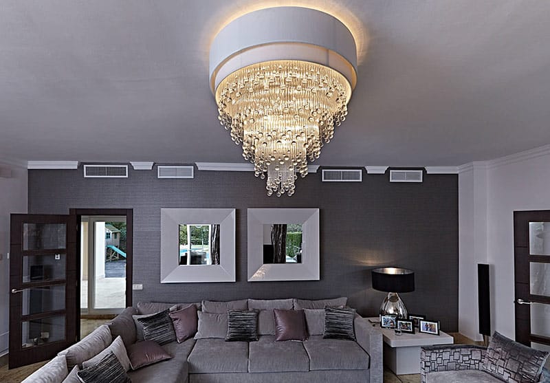 Amiraglio Aqua Bianco XI Luxury Contemporary Chandelier