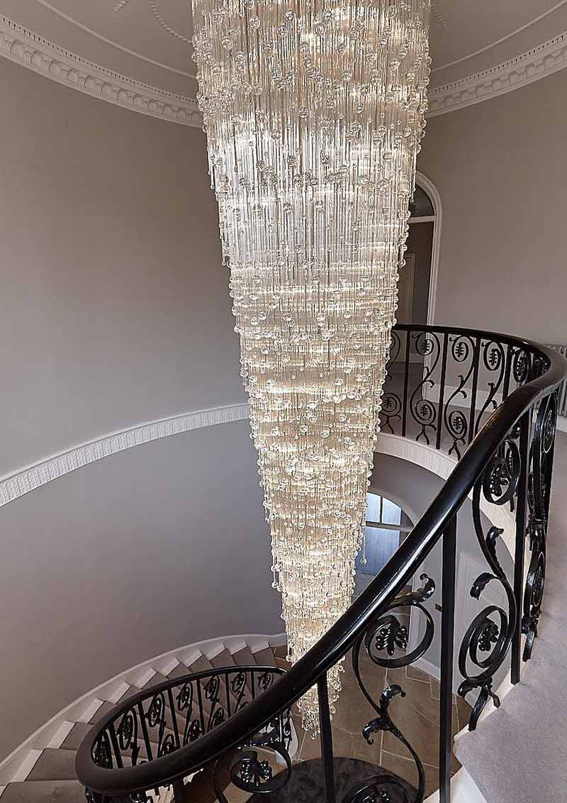 Amiraglio Aqua Droplets Ovale Luxury Classic Chandelier