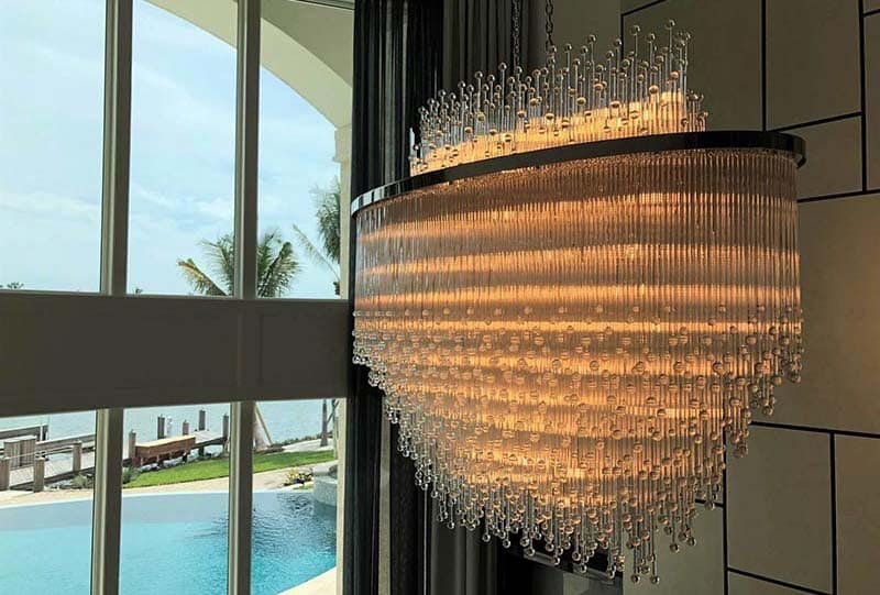 Amiraglio Aqua ovalo Custom-made Contemporary Chandelier