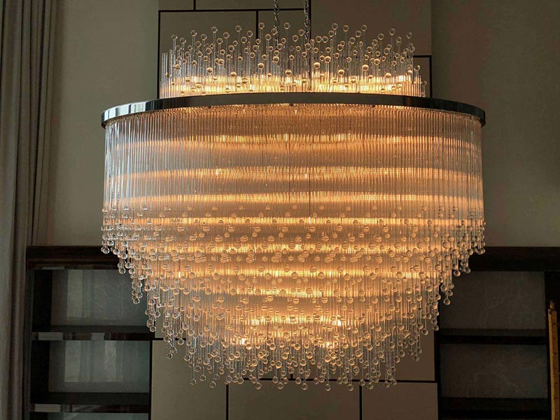 Contemporary Chandelier Amiraglio Aqua Naples Florida