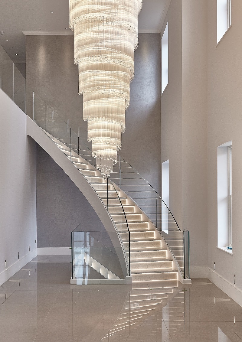 Stairwell Chandeliers - Amiraglio Spirale II