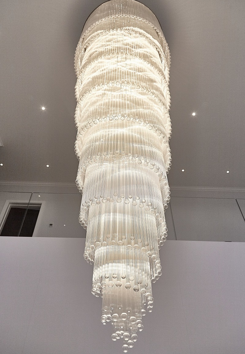 Bespokes Stairwell Chandeliers - Amiraglio Spirale II