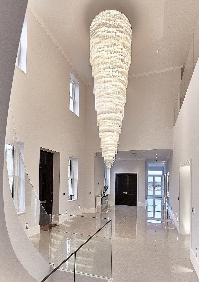 Bespokes Stairwell Chandeliers - Amiraglio Spirale II