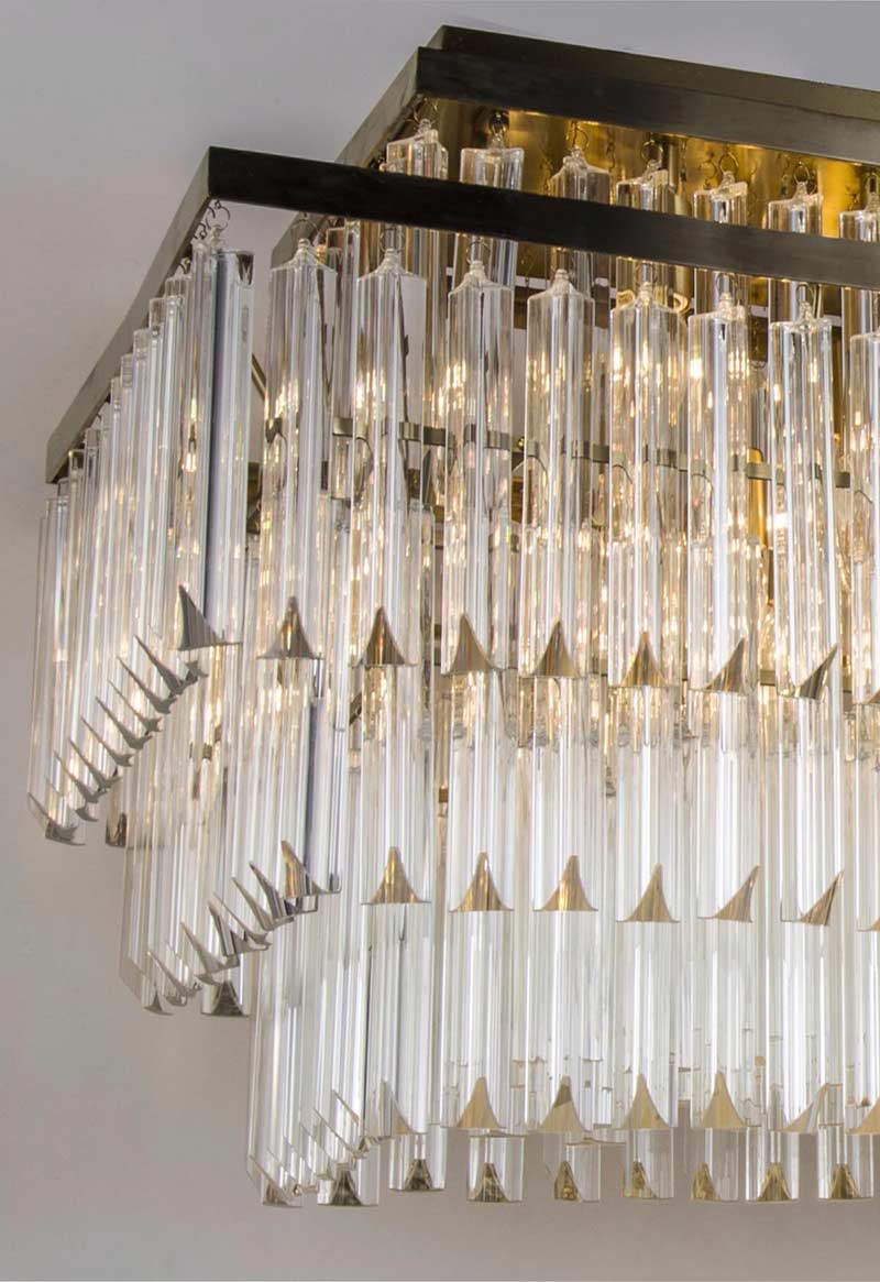 Classic Chandelier Brillante Rettangolare Classico