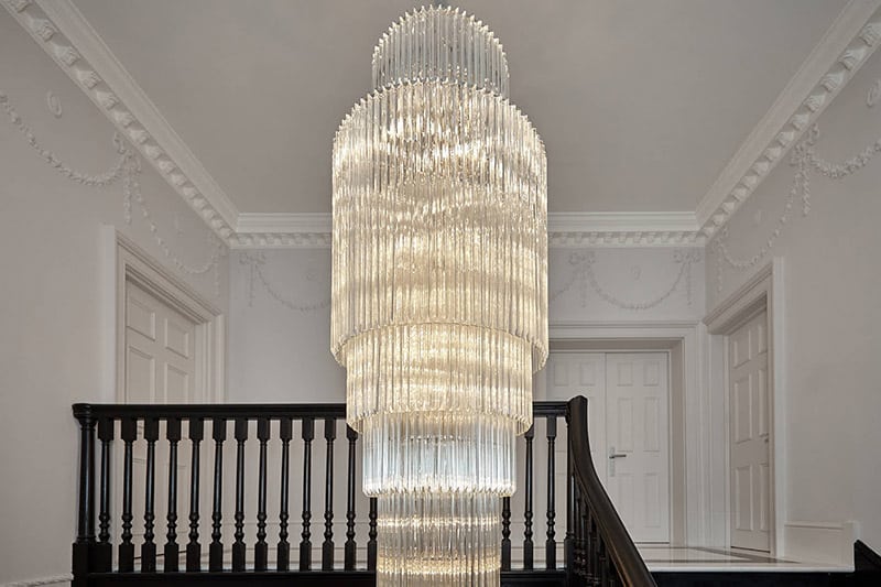 Classic Chandelier Brillante Classico Stairwell