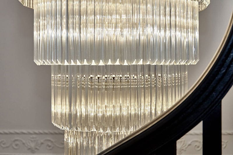 Brillante Classico Stairwell detail Classic Chandelier