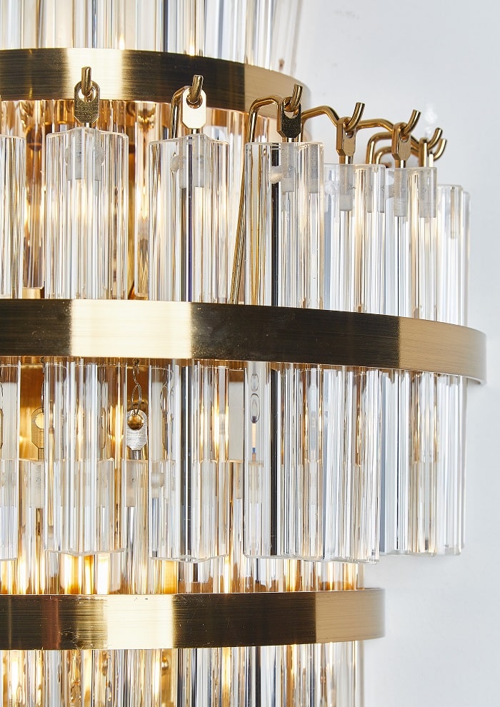 Bespoke Wall Sconces - Brillantino sconce gold plated