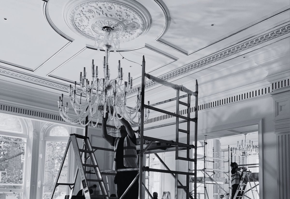 Chandelier Cleaning in London