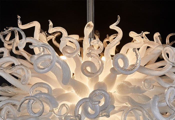 Corale Bianco & Argento Chandelier - Image 4