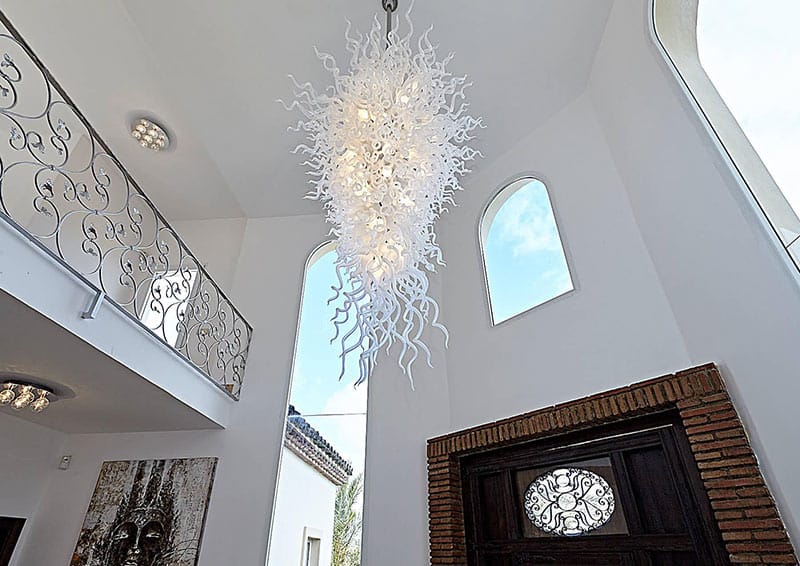 Corale Bianco Grande detail Artistic Chandelier