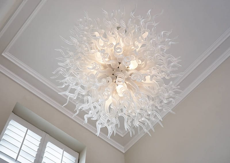 Corale Bianco III detail Artistic Chandelier