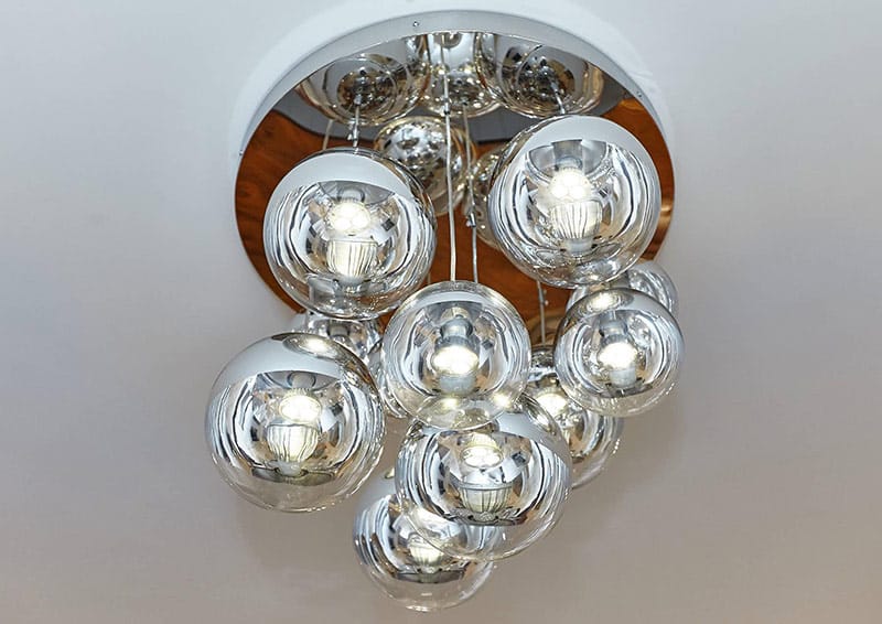 Luxury Contemporary Chandelier Globbi Cromatti Round