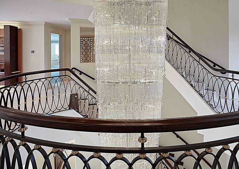 Contemporary Chandelier Grand Aqua Ovale