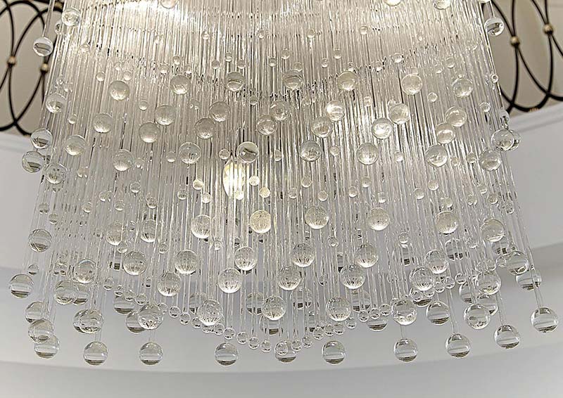 Grand Aqua Ovale Luxury Contemporary Chandelier