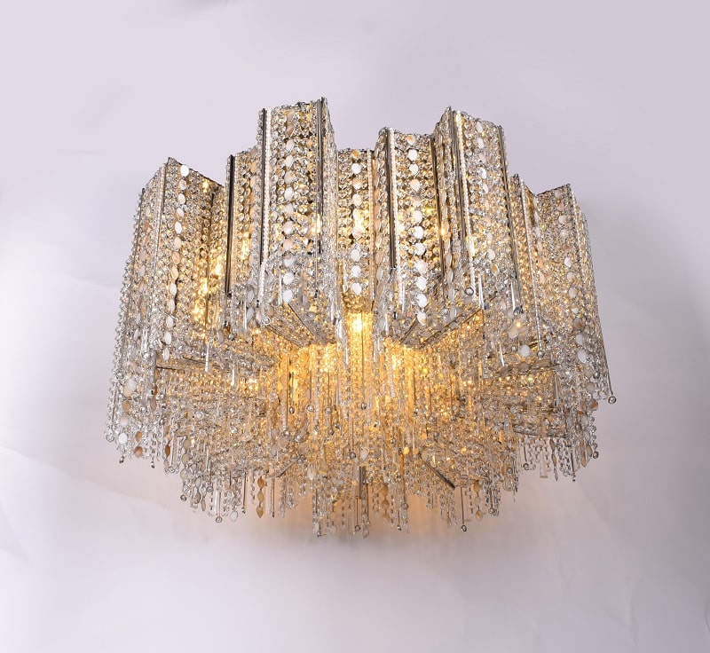 Crystal Chandelier Recamo Natura Reception