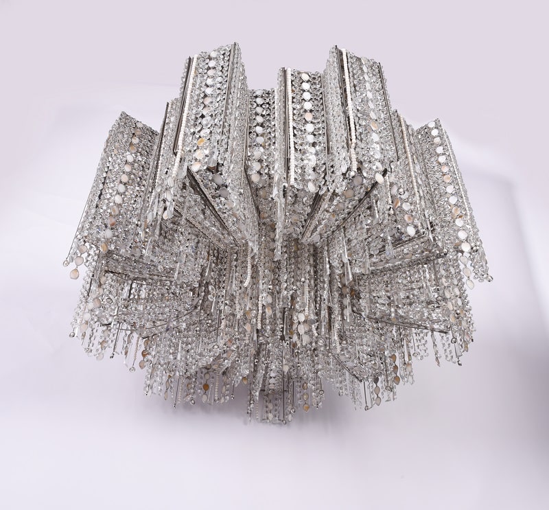 Recamo Natura Reception detail Crystal Chandelier