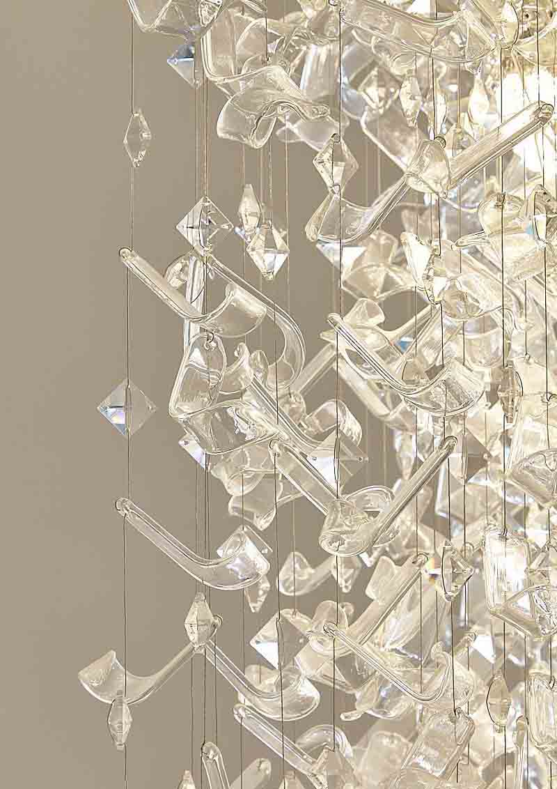 Sea Flowers Cascata Luxury Contemporary Chandelier