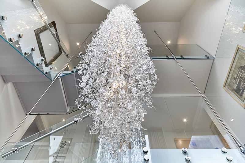 Sea Flowers Platinum VI Luxury Contemporary Chandelier