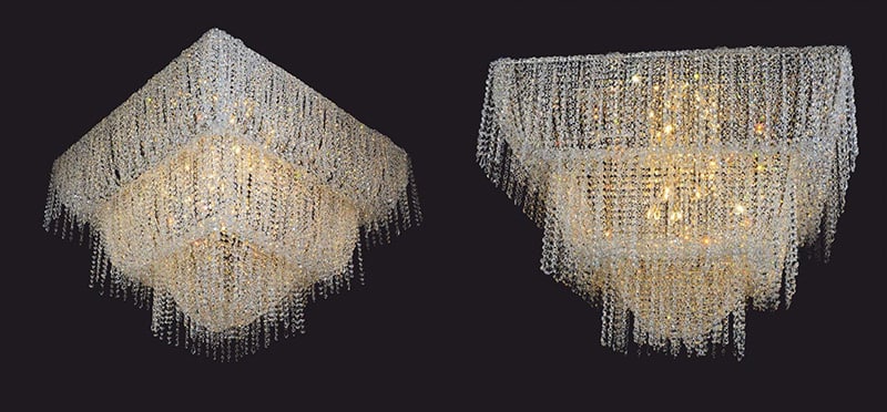 Serena Cristallo detail Crystal Chandelier