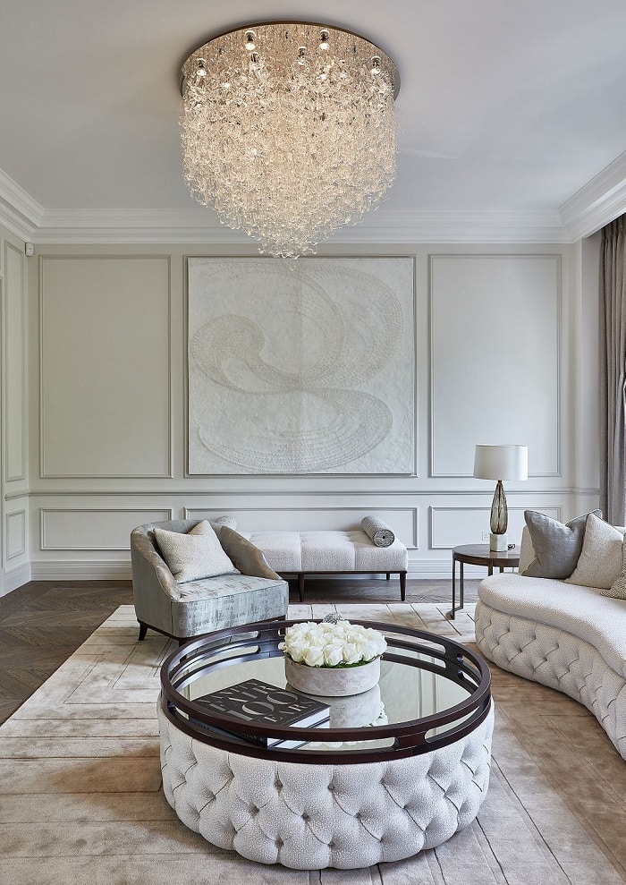 Sea Flowers Round Luxury Contemporary Chandelier