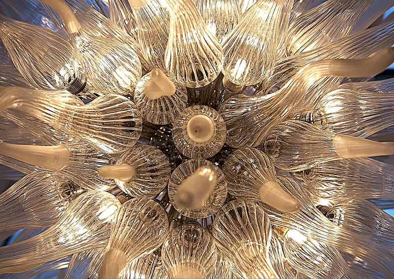 Stella Corale detail Artistic Chandelier