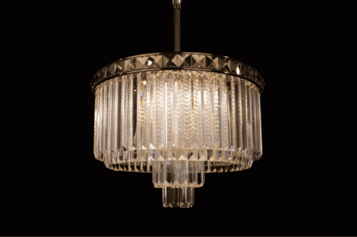 Atticus Brass Chandelier 45x30cm